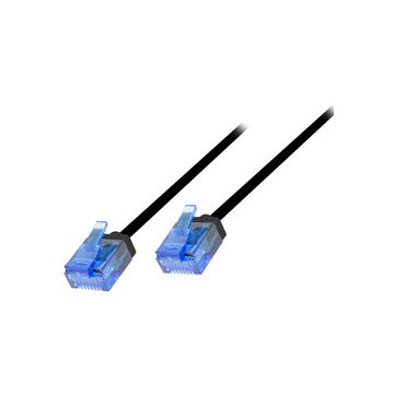 LogiLink Câble patch Slim Ultra-Flex, cat. 6A, U/UTP, 0,30 m