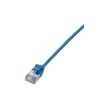 LogiLink Câble patch Ultraflex, Cat. 6A, U/FTP, 0,3 m, bleu
