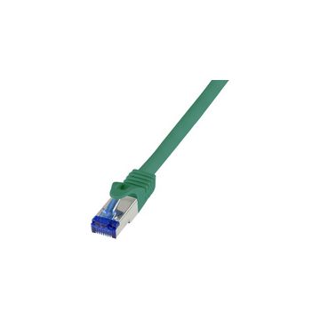 LogiLink Câble patch Ultraflex, Cat.6A, S/FTP, 15 m, vert