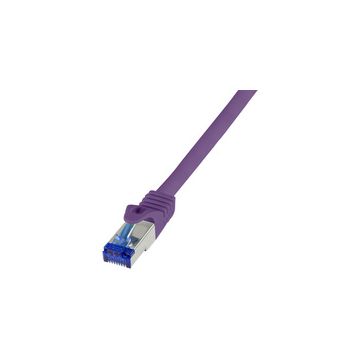 LogiLink Câble patch Ultraflex, Cat.6A, S/FTP, 3,0 m, violet