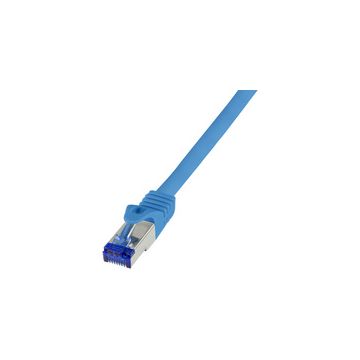LogiLink Câble patch Ultraflex, Cat.6A, S/FTP, 5,0 m, bleu