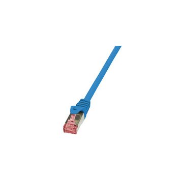LogiLink Câble patch, Cat. 6, S/FTP, 1,0m, bleu