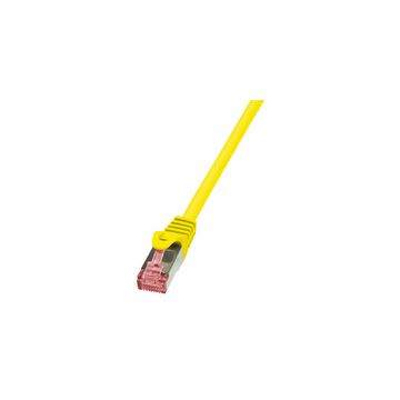 LogiLink Câble patch, Cat. 6, S/FTP, 7,5 m, jaune