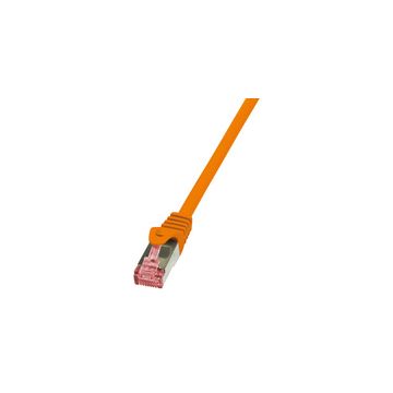 LogiLink Câble patch, Cat. 6, S/FTP, 7,5 m, orange