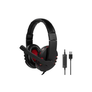 LogiLink Casque audio USB grande qualité, avec microphone LogiLink Casque audio USB grande qualité, avec microphone