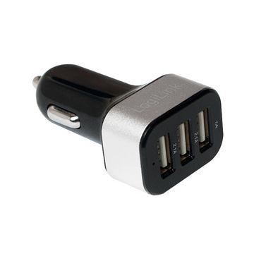 LogiLink Chargeur allume-cigare USB, 12-24 V DC, 5.100 mA