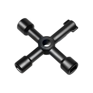 LogiLink Clé en croix universelle pour armoire électrique