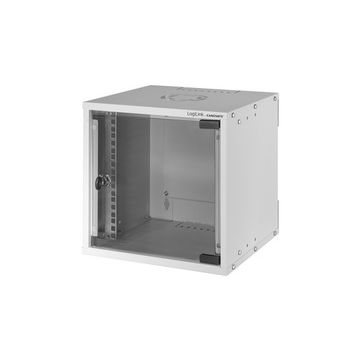 LogiLink Coffret mural 10" SoHo, monté, 4 U, gris clair