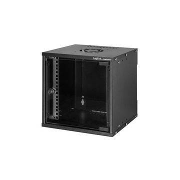 LogiLink Coffret mural 10" SoHo, monté, 4 U, noir