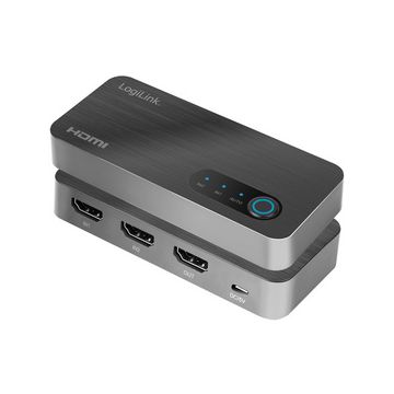 LogiLink Commutateur HDMI 8K/60 Hz, 2 x 1 port, noir LogiLink Commutateur HDMI 8K/60 Hz, 2 x 1 port, noir
