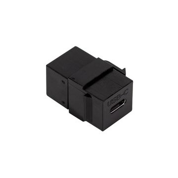LogiLink Connecteur Keystone USB 3.1, noir