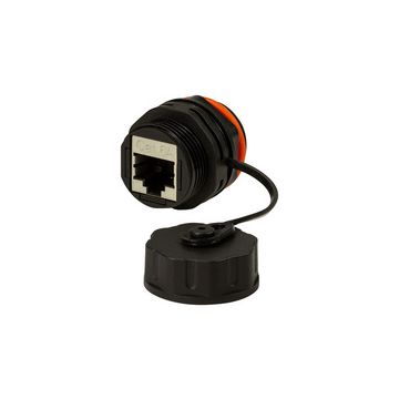 LogiLink Connecteur à vis Cat.6A pour l'industrie, 2x RJ45