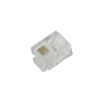 LogiLink Connecteur mâle RJ11 pour câble plat, non blindé