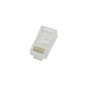 LogiLink Connecteur mâle RJ45 pour câble rond, Cat.5e,
