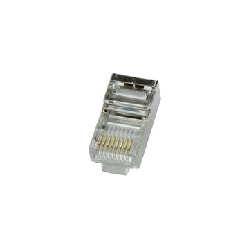 LogiLink Connecteur mâle RJ45 pour câble rond, Cat.5e,