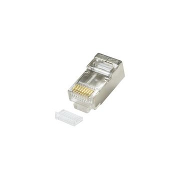 LogiLink Connecteur mâle RJ45 pour câble rond, Cat.5e,