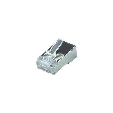 LogiLink Connecteur modulaire RJ45 Cat.6A, blindé, argent