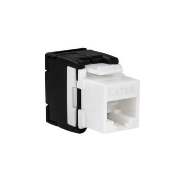 LogiLink Embase Keystone Cat.6A, classe EA, non blindé,blanc
