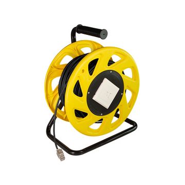 LogiLink Enrouleur de câble réseau, cat. 7, S/FTP, TPE, 60 m