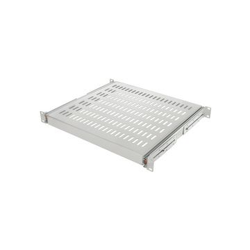 LogiLink Etagère 19", 1 U, téléscopique, (P)600 mm, gris