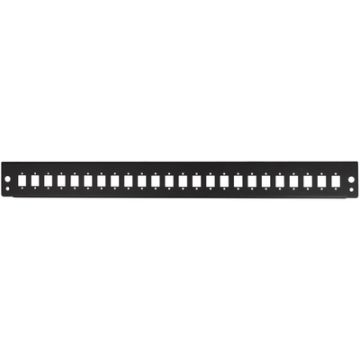 LogiLink Façade pour tiroir optique 19" 24 ports, gris clair