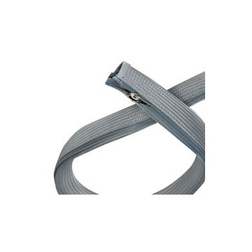 LogiLink Gaine pour câble avec fermeture zip, 1,0 m, gris