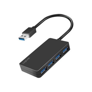 LogiLink Hub USB 3.2 Gen1 4 ports, noir LogiLink Hub USB 3.2 Gen1 4 ports, noir
