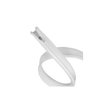 LogiLink Kabelschlauch mit Reißverschluss, 5,0 m, weiß