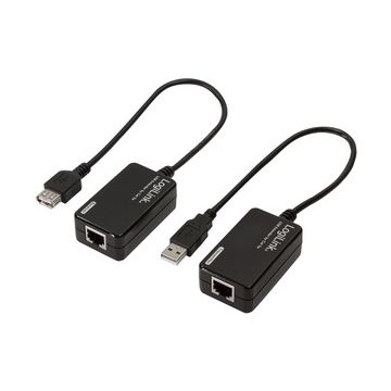 LogiLink Kit d'extension USB 2.0, noir