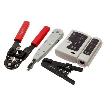 LogiLink Kit d'outils pour réseau, dans un sac noir LogiLink Kit d'outils pour réseau, dans un sac noir