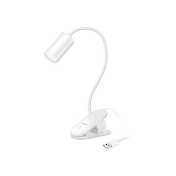 LogiLink Lampe de lecture à LED avec pince, blanc