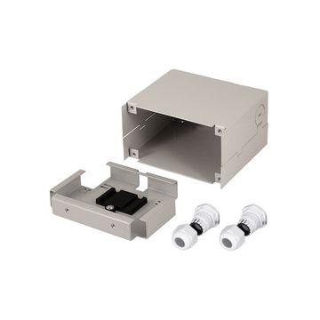 LogiLink Boîte d'épissures fibre optique pour rail DIN, gris