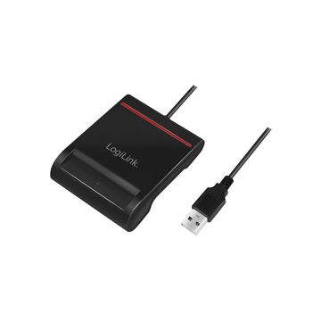 LogiLink Lecteur de cartes Smart ID USB 2.0, noir