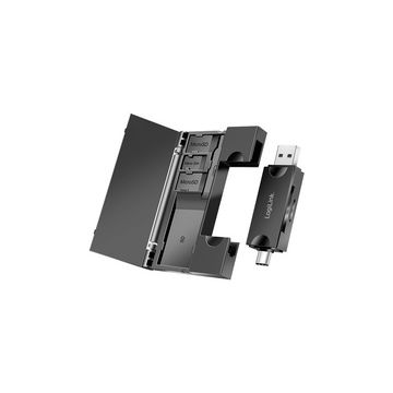 LogiLink Lecteur de cartes USB 3.2 Gen1, avec rangement
