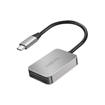 LogiLink Lecteur de cartes dual USB-C 3.2 Gen1, aluminium