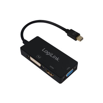 LogiLink Mini DisplayPort 4K vers adaptateur DVI/HDMI/VGA