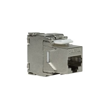 LogiLink Module keystone Cat.6A, classe EA, blindé, gris