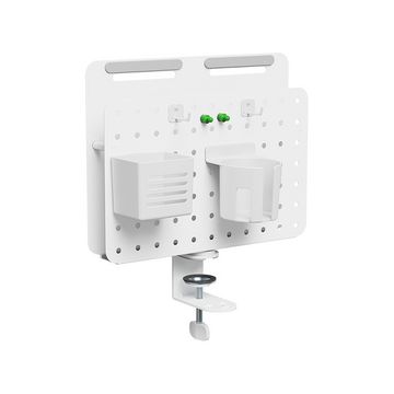 LogiLink Organiseur de bureau avec panneau perforé, blanc