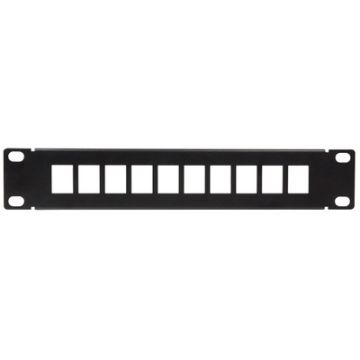 LogiLink Panneau de brassage keystone 10", noir