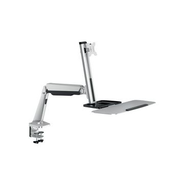 LogiLink Poste de travail assis-debout, pour 1 écran, argent LogiLink Poste de travail assis-debout, pour 1 écran, argent