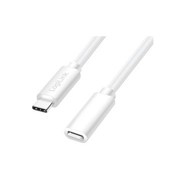 LogiLink Rallonge USB 2.0, 1 m, blanc