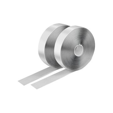 LogiLink Ruban auto-agrippant, set de 2, 25 mm x 5 m, blanc