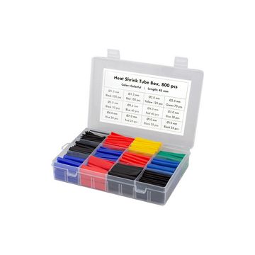 LogiLink Set de gaines thermorétractables, 800 pièces