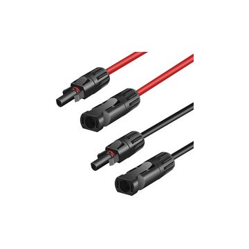 LogiLink Set de rallonges pour panneau solaire, 5,0 m