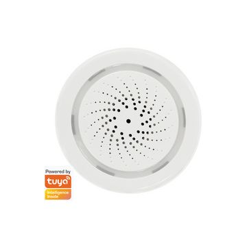 LogiLink Sirène d'alarme Smart Wi-Fi, 90 dB, blanc