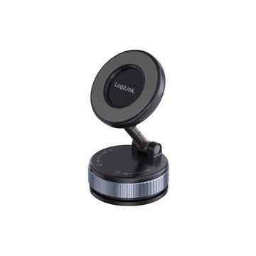 LogiLink Support magnétique de smartphone, 2 bras, noir