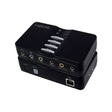 LogiLink Sound Box USB 7.1, 8 canaux, noir