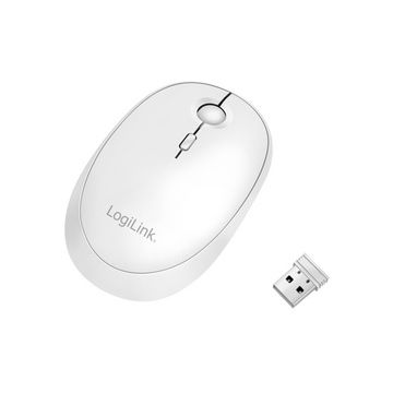 LogiLink Souris optique, sans fil, blanc