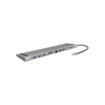 LogiLink Station d'accueil USB 3.2 (Gen 1), USB-C, 11 ports