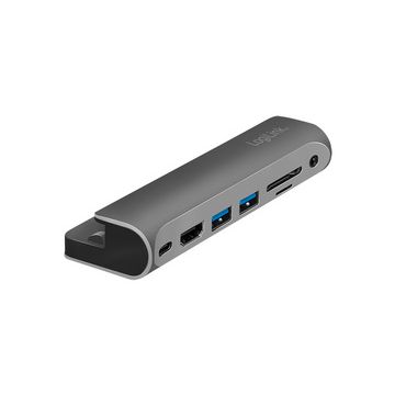 LogiLink Station d'accueil USB 3.2 (Gen 1), USB-C, 7 ports